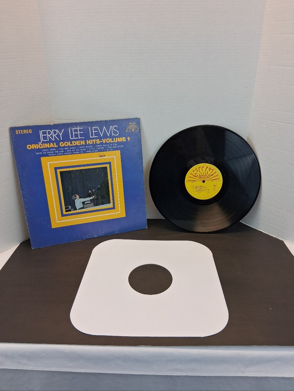 Jerry Lee Lewis Original Golden Hits Vol 1 Vinyl Record S-1-102 Sun Records VG+